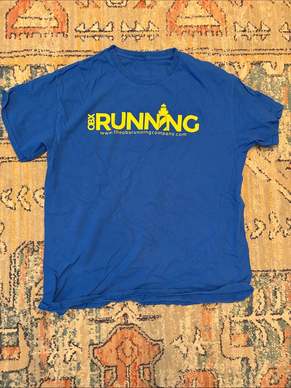 OBX Running Blue Outer Banks North Carolina T‑Shirt
